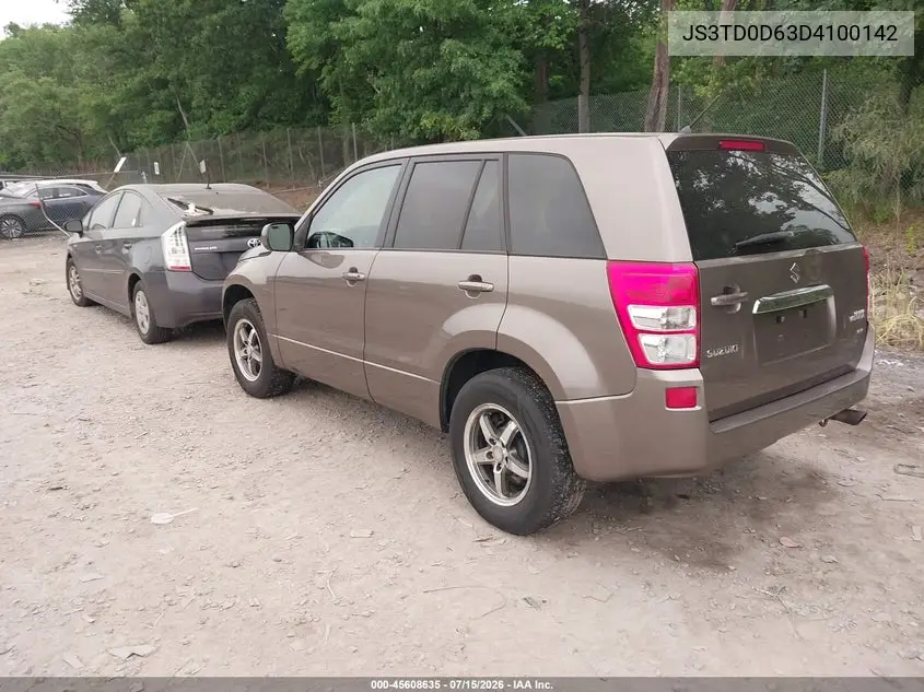 2013 Suzuki Grand Vitara Premium VIN: JS3TD0D63D4100142 Lot: 45608635