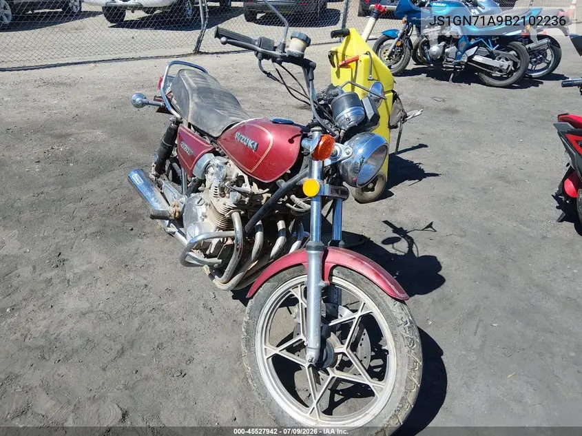 1981 Suzuki Gs550 T VIN: JS1GN71A9B2102236 Lot: 45527942