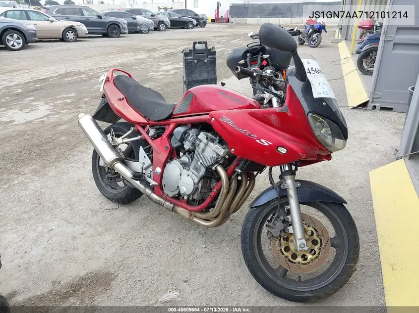 2001 Suzuki Gsf600 S VIN: JS1GN7AA712101214 Lot: 45609664