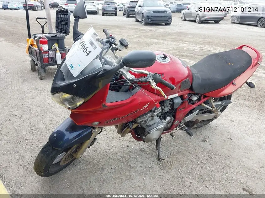 2001 Suzuki Gsf600 S VIN: JS1GN7AA712101214 Lot: 45609664