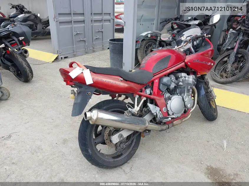 2001 Suzuki Gsf600 S VIN: JS1GN7AA712101214 Lot: 45609664