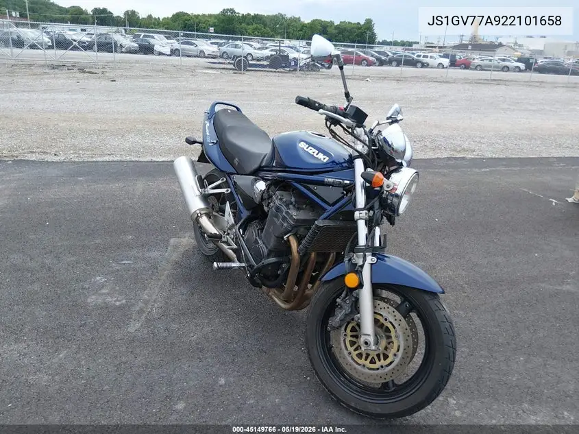 2002 Suzuki Gsf1200 S VIN: JS1GV77A922101658 Lot: 45149766