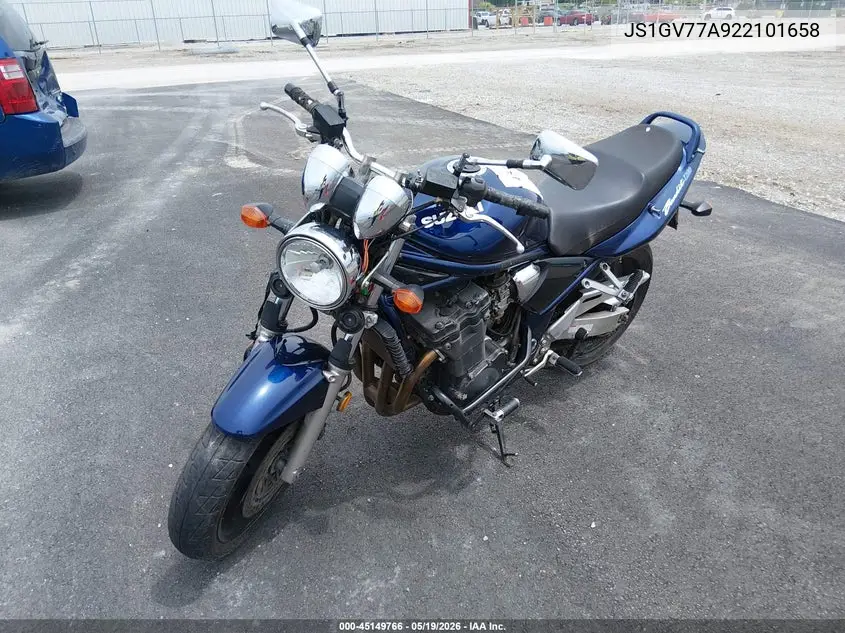 2002 Suzuki Gsf1200 S VIN: JS1GV77A922101658 Lot: 45149766