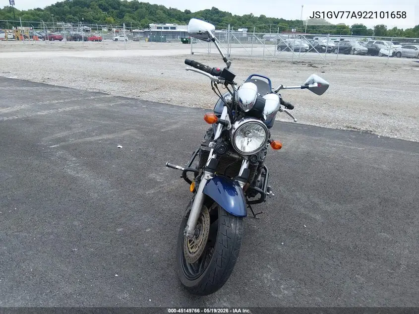 2002 Suzuki Gsf1200 S VIN: JS1GV77A922101658 Lot: 45149766