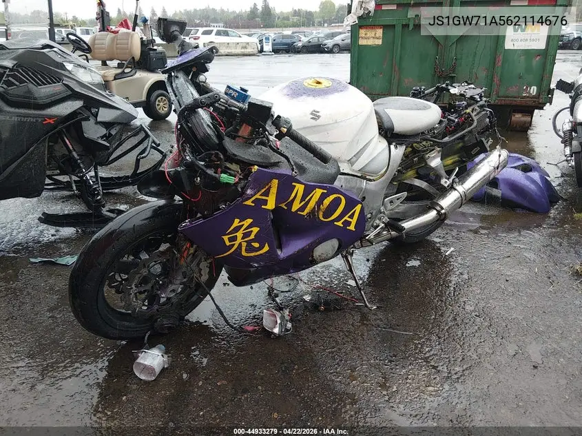 2006 Suzuki Gsx1300 R VIN: JS1GW71A562114676 Lot: 44933279