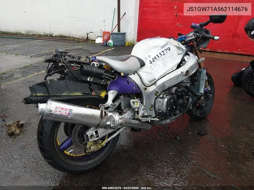 2006 Suzuki Gsx1300 R VIN: JS1GW71A562114676 Lot: 44933279