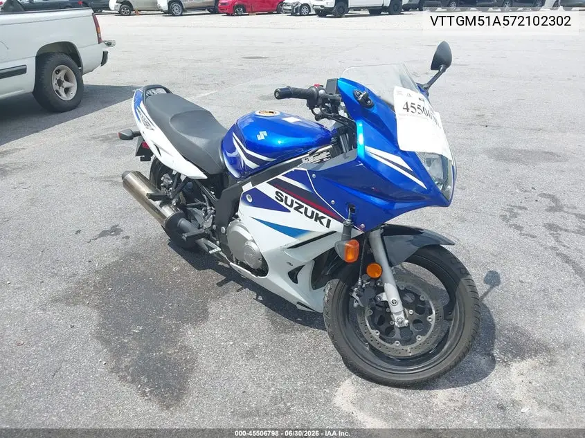 2007 Suzuki Gs500 VIN: VTTGM51A572102302 Lot: 45506798