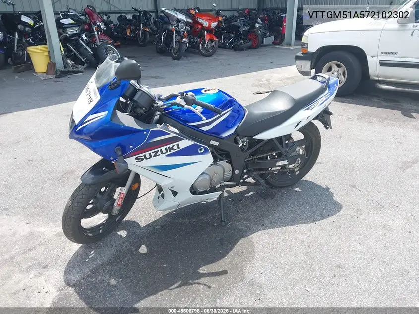 2007 Suzuki Gs500 VIN: VTTGM51A572102302 Lot: 45506798