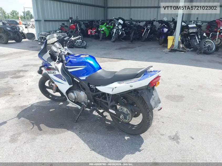 2007 Suzuki Gs500 VIN: VTTGM51A572102302 Lot: 45506798