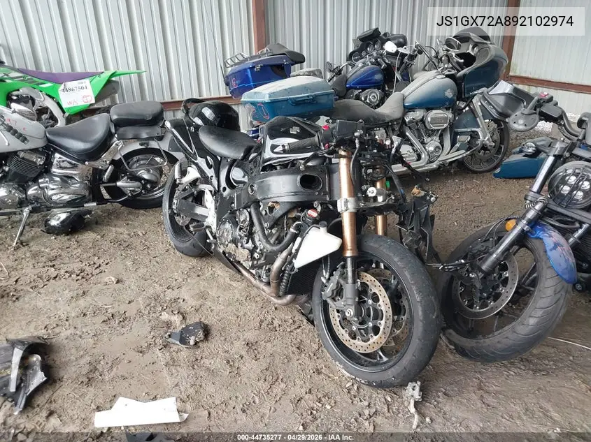 2009 Suzuki Gsx1300 R VIN: JS1GX72A892102974 Lot: 44735277