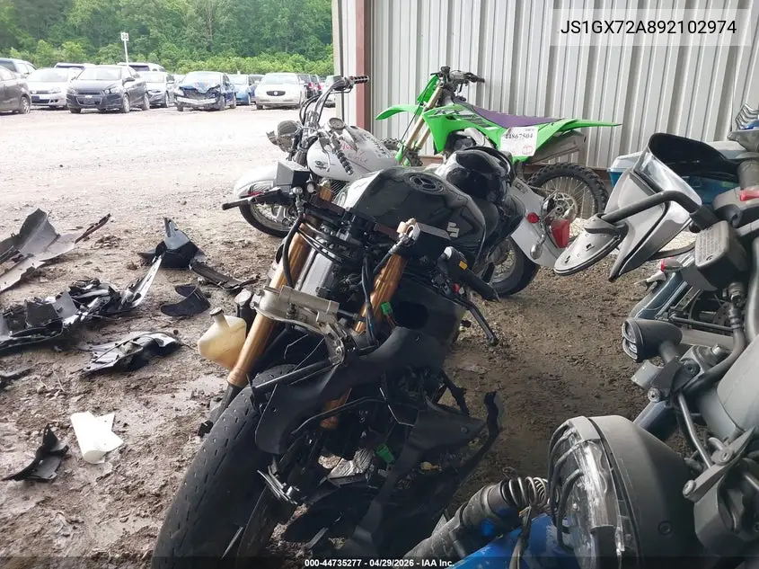 2009 Suzuki Gsx1300 R VIN: JS1GX72A892102974 Lot: 44735277