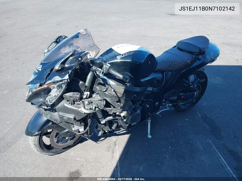 2022 Suzuki Gsx1300 Rr VIN: JS1EJ11B0N7102142 Lot: 44636084