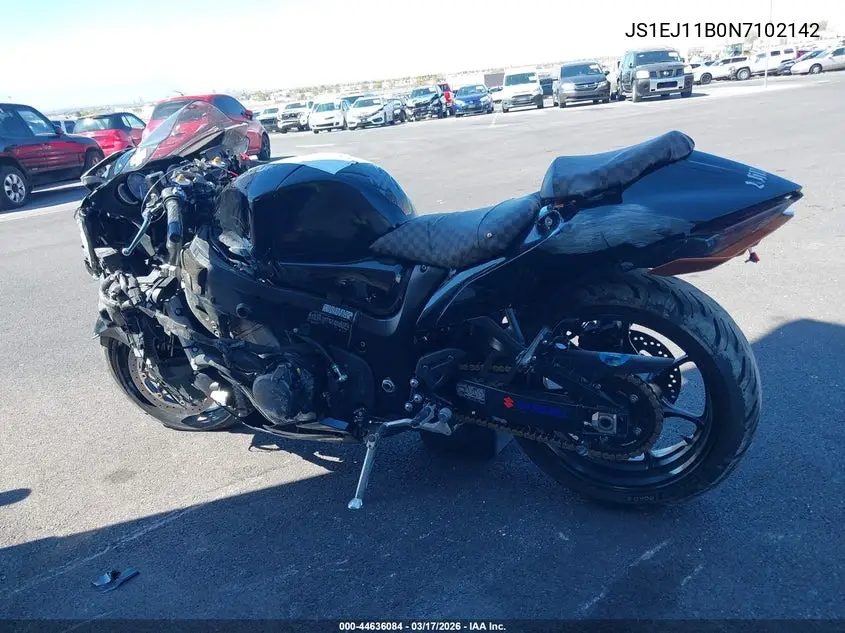 2022 Suzuki Gsx1300 Rr VIN: JS1EJ11B0N7102142 Lot: 44636084