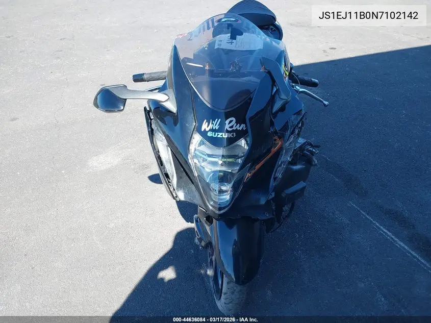 2022 Suzuki Gsx1300 Rr VIN: JS1EJ11B0N7102142 Lot: 44636084