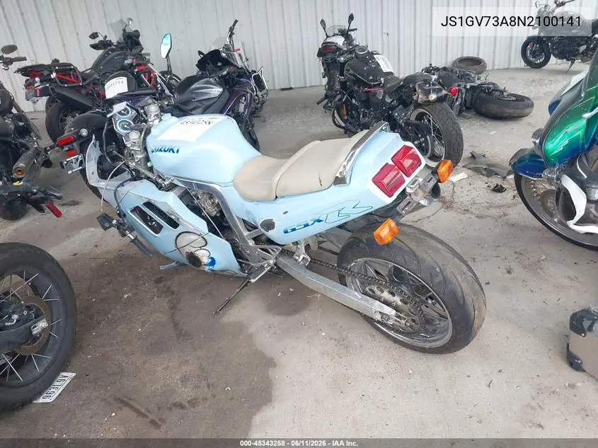 1992 Suzuki Gsx-R1100 VIN: JS1GV73A8N2100141 Lot: 45343258