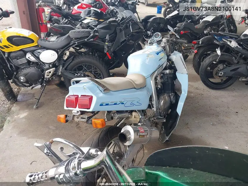 1992 Suzuki Gsx-R1100 VIN: JS1GV73A8N2100141 Lot: 45343258