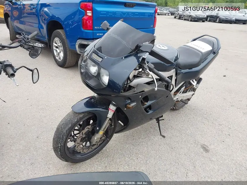1993 Suzuki Gsx-R1100 W VIN: JS1GU75A6P2100593 Lot: 45395657