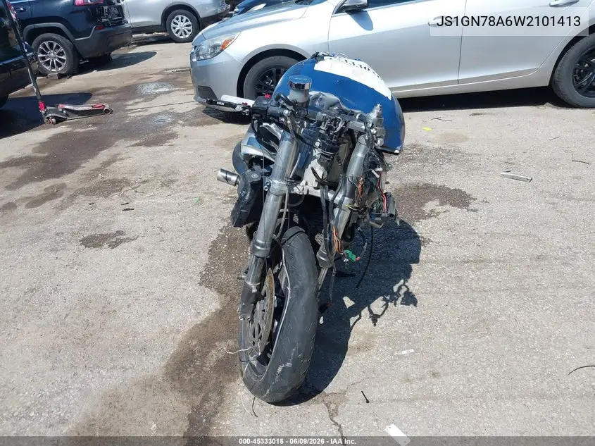 1998 Suzuki Gsx-R600 VIN: JS1GN78A6W2101413 Lot: 45333016