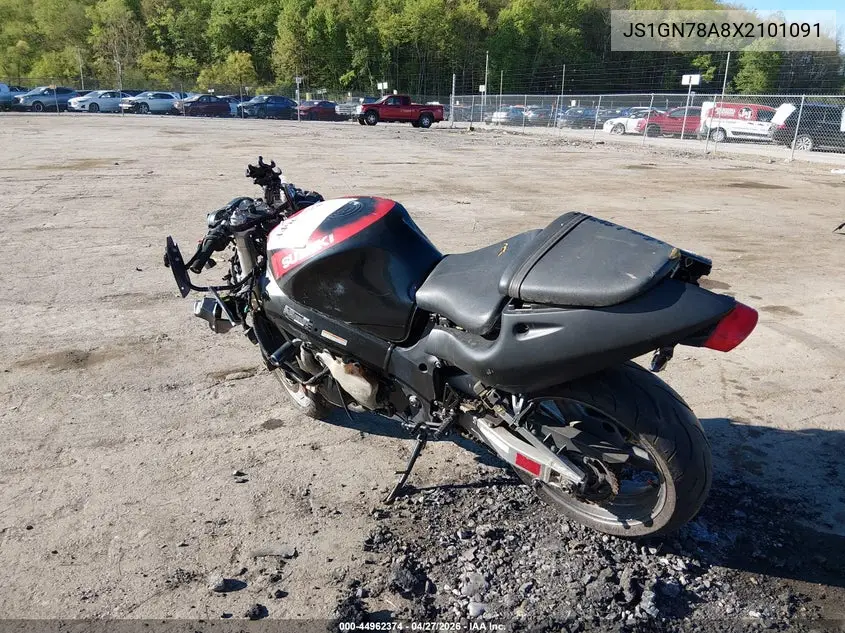 1999 Suzuki Gsx-R600 VIN: JS1GN78A8X2101091 Lot: 44962374