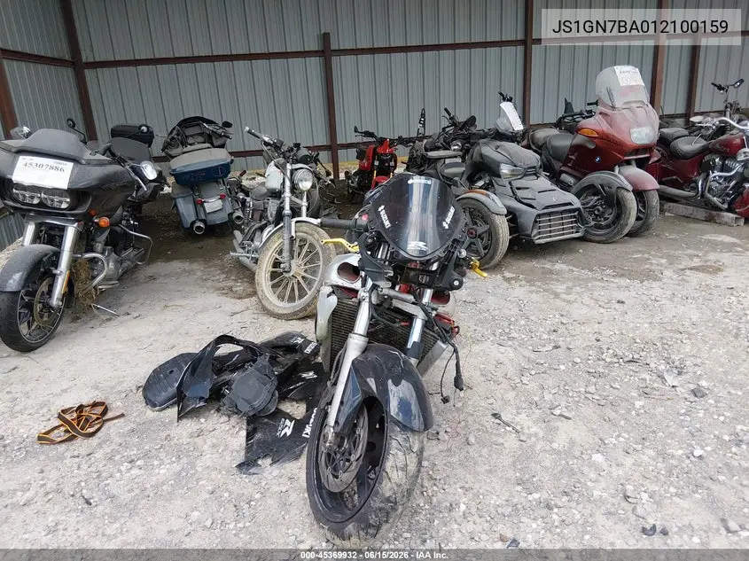 2001 Suzuki Gsx-R600 VIN: JS1GN7BA012100159 Lot: 45369932
