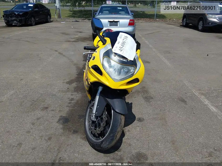 2002 Suzuki Gsx-R600 VIN: JS1GN7BA622108901 Lot: 45406716