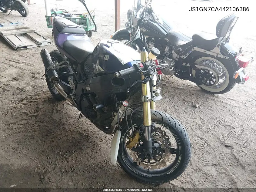 2004 Suzuki Gsx-R600 K VIN: JS1GN7CA442106386 Lot: 45581416