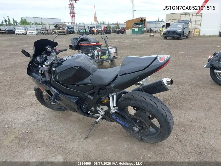 2005 Suzuki Gsx-R600 K VIN: JS1GN7CA852101516 Lot: 12634695
