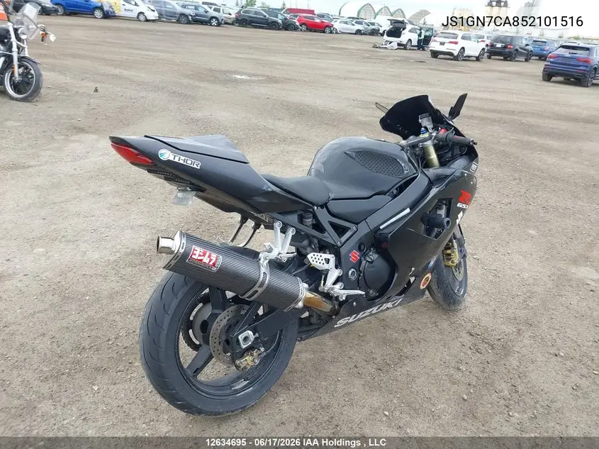 2005 Suzuki Gsx-R600 K VIN: JS1GN7CA852101516 Lot: 12634695