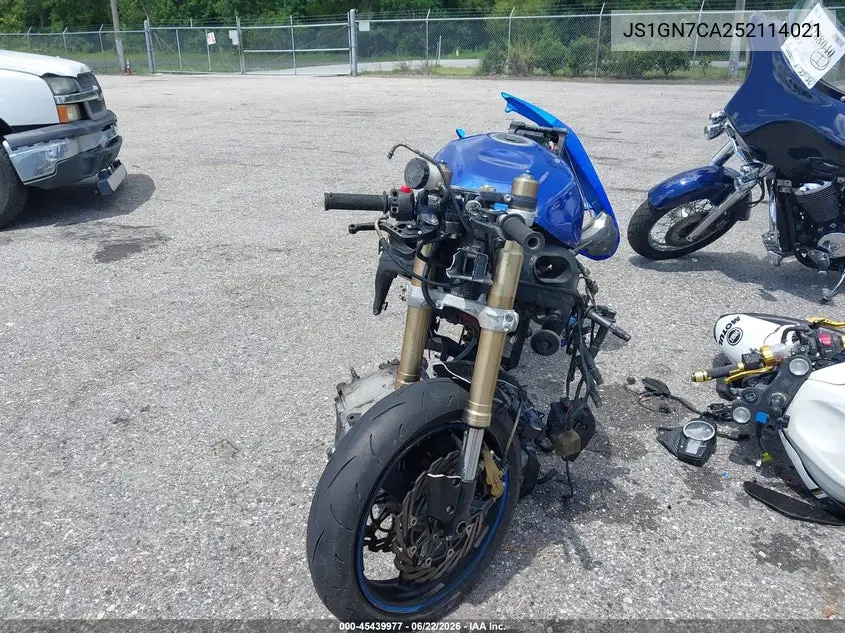 2005 Suzuki Gsx-R600 K VIN: JS1GN7CA252114021 Lot: 45439977