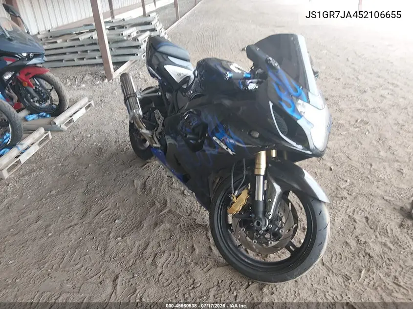 2005 Suzuki Gsx-R750 K VIN: JS1GR7JA452106655 Lot: 45660538