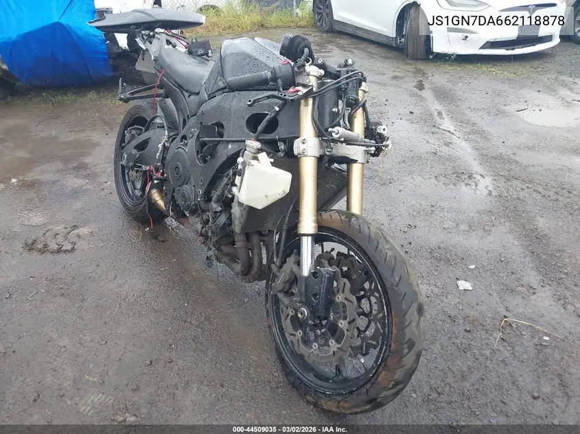 2006 Suzuki Gsx-R600 K6 VIN: JS1GN7DA662118878 Lot: 44509035