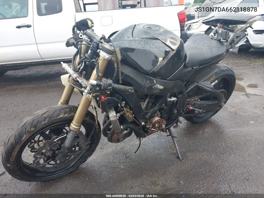 2006 Suzuki Gsx-R600 K6 VIN: JS1GN7DA662118878 Lot: 44509035