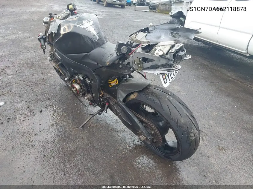 2006 Suzuki Gsx-R600 K6 VIN: JS1GN7DA662118878 Lot: 44509035