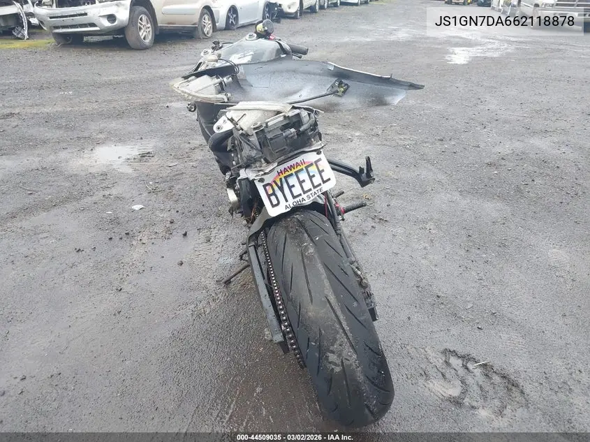 2006 Suzuki Gsx-R600 K6 VIN: JS1GN7DA662118878 Lot: 44509035