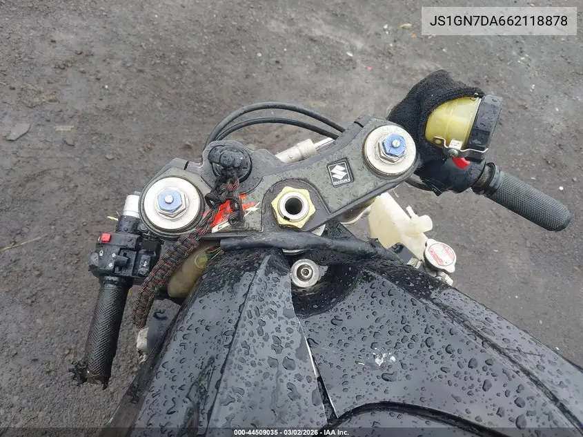 2006 Suzuki Gsx-R600 K6 VIN: JS1GN7DA662118878 Lot: 44509035