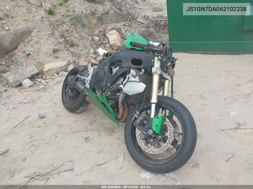 2006 Suzuki Gsx-R600 K6 VIN: JS1GN7DA062102238 Lot: 45354843