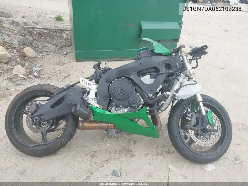 2006 Suzuki Gsx-R600 K6 VIN: JS1GN7DA062102238 Lot: 45354843