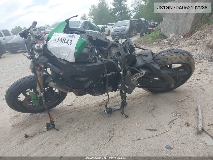 2006 Suzuki Gsx-R600 K6 VIN: JS1GN7DA062102238 Lot: 45354843