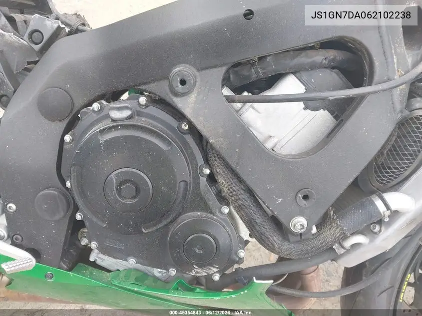 2006 Suzuki Gsx-R600 K6 VIN: JS1GN7DA062102238 Lot: 45354843