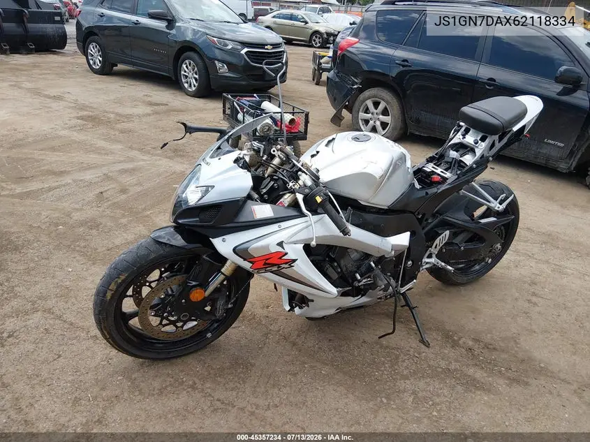 2006 Suzuki Gsx-R600 K6 VIN: JS1GN7DAX62118334 Lot: 45357234