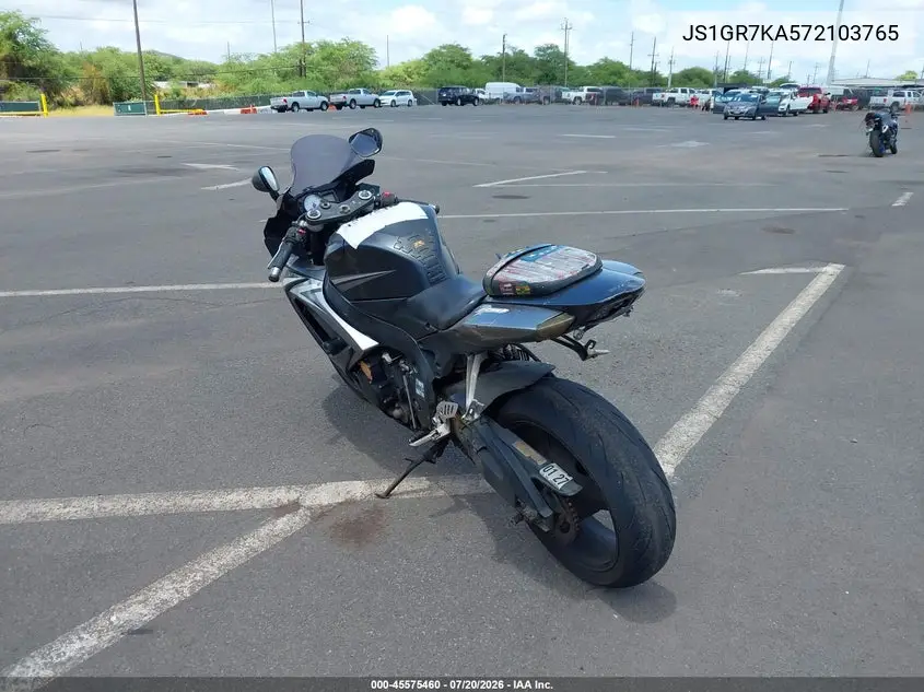 2007 Suzuki Gsx-R750 VIN: JS1GR7KA572103765 Lot: 45575460