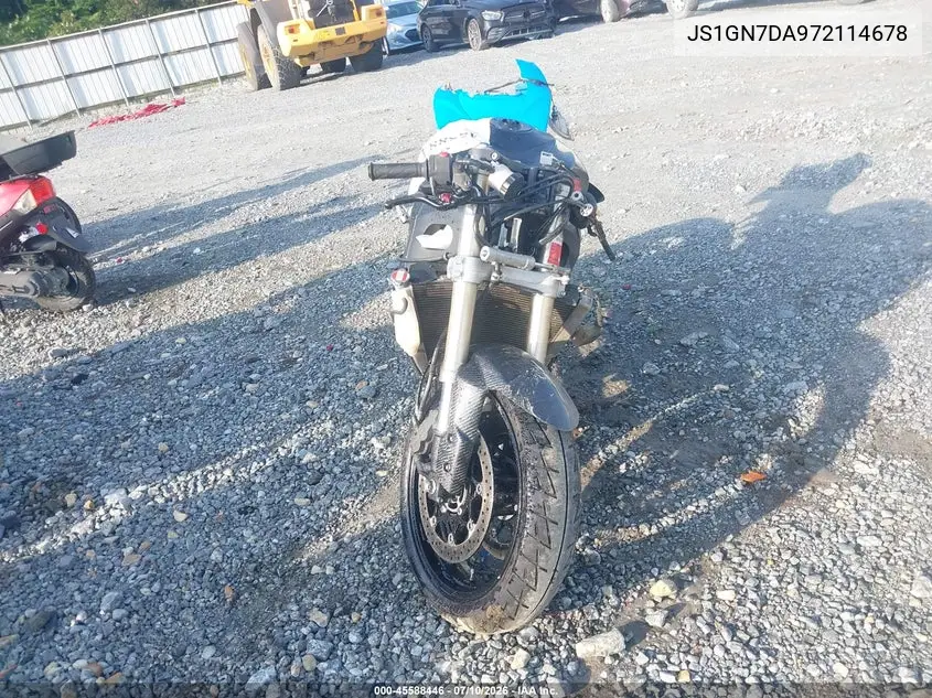 2007 Suzuki Gsx-R600 VIN: JS1GN7DA972114678 Lot: 45588446