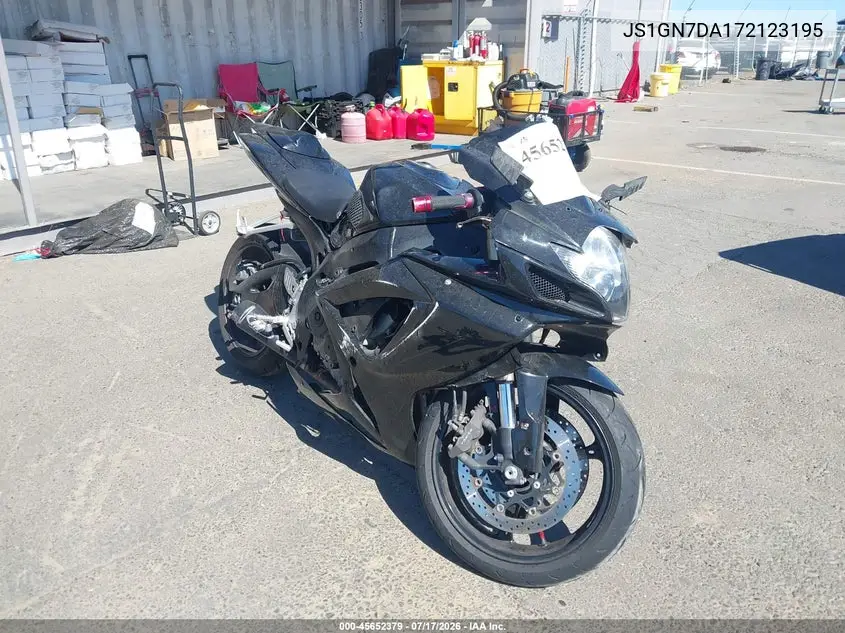 2007 Suzuki Gsx-R600 VIN: JS1GN7DA172123195 Lot: 45652379