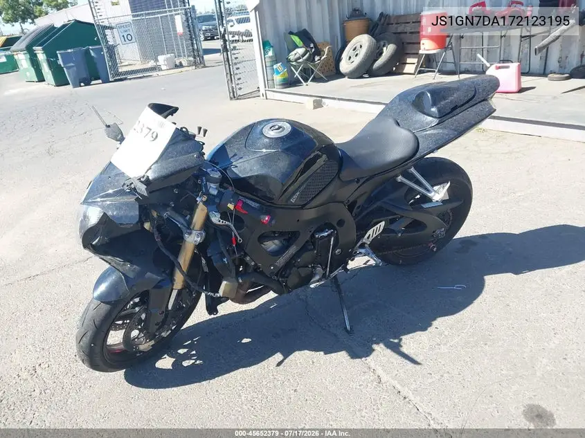 2007 Suzuki Gsx-R600 VIN: JS1GN7DA172123195 Lot: 45652379
