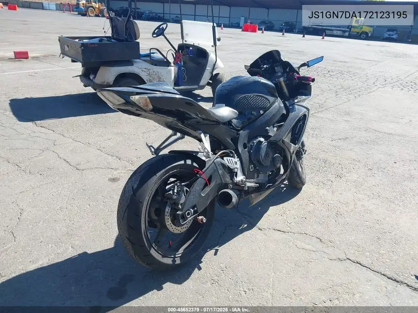 2007 Suzuki Gsx-R600 VIN: JS1GN7DA172123195 Lot: 45652379