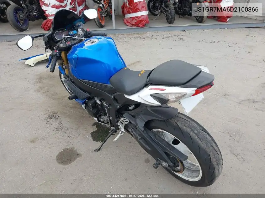 2013 Suzuki Gsx-R750 VIN: JS1GR7MA6D2100866 Lot: 44247808