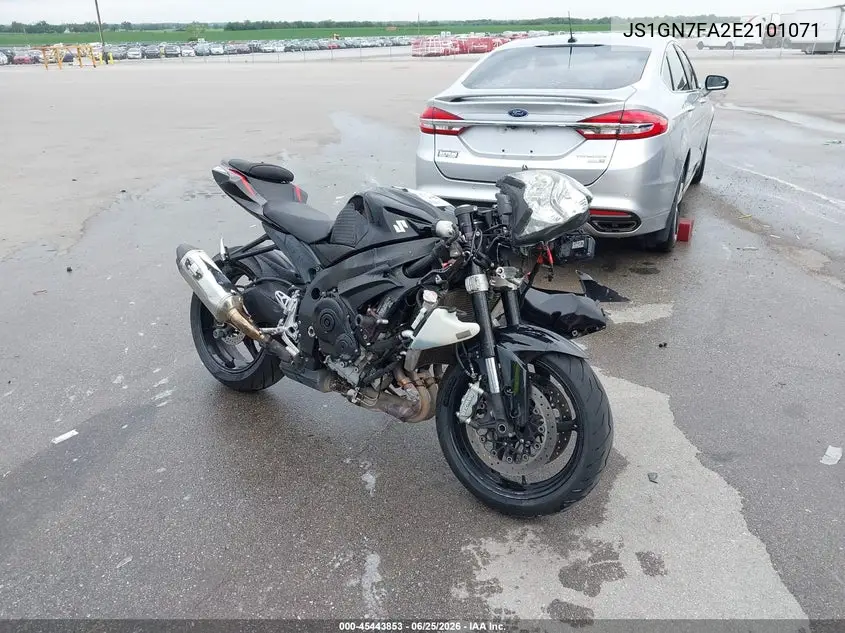 2014 Suzuki Gsx-R600 VIN: JS1GN7FA2E2101071 Lot: 45443853