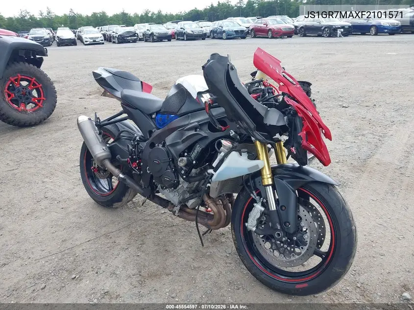 2015 Suzuki Gsx-R750 VIN: JS1GR7MAXF2101571 Lot: 45554597