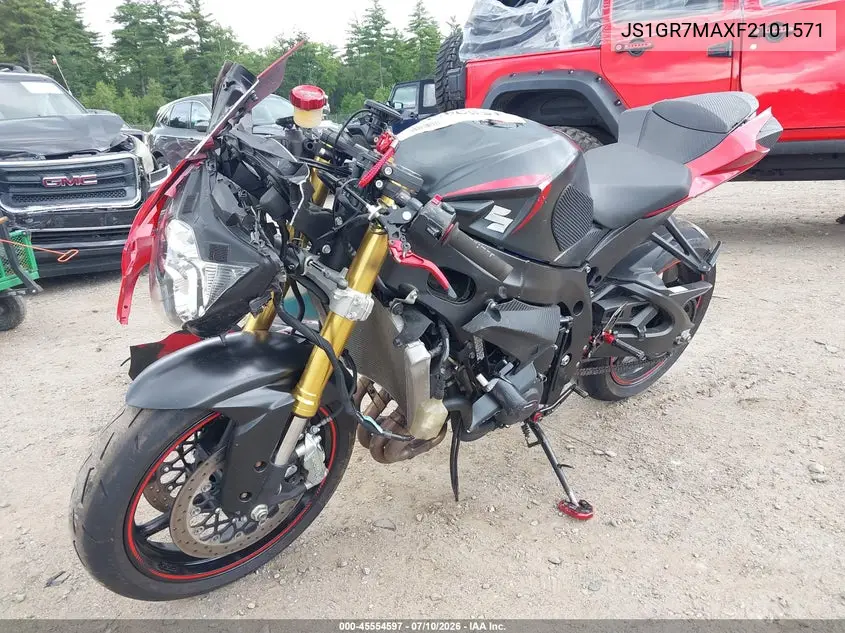 2015 Suzuki Gsx-R750 VIN: JS1GR7MAXF2101571 Lot: 45554597