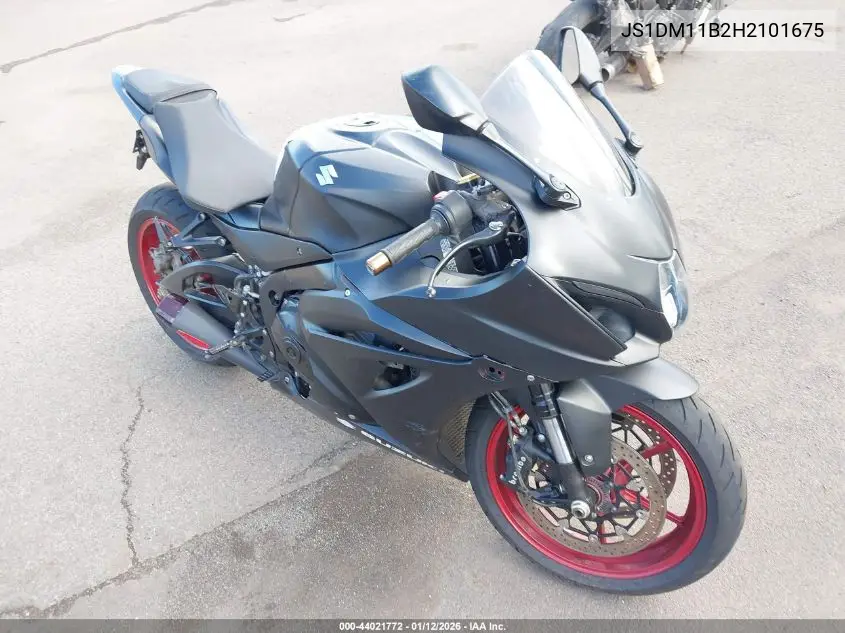 2017 Suzuki Gsx-R1000 VIN: JS1DM11B2H2101675 Lot: 44021772